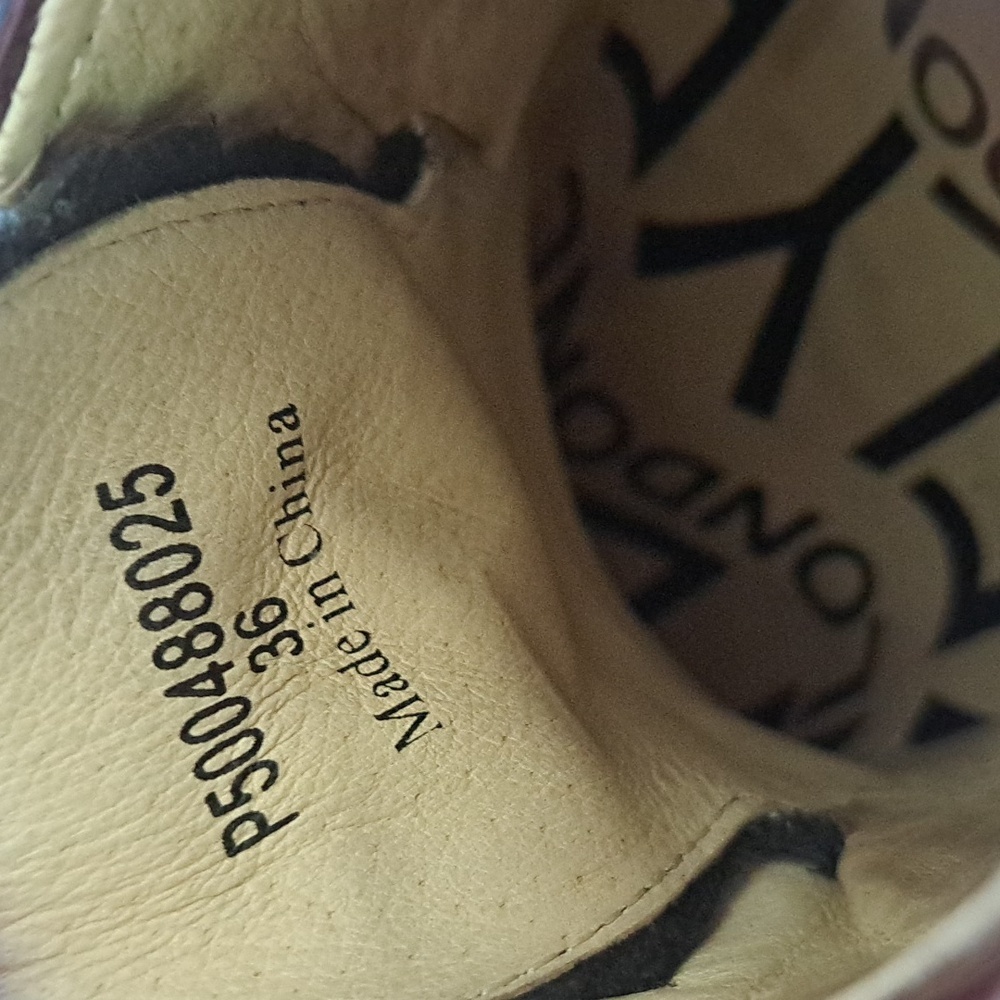 Fly London Oxford Lace Up Burgundy Patent Leather Wedge Comfort Shoes - Picture 6 of 13